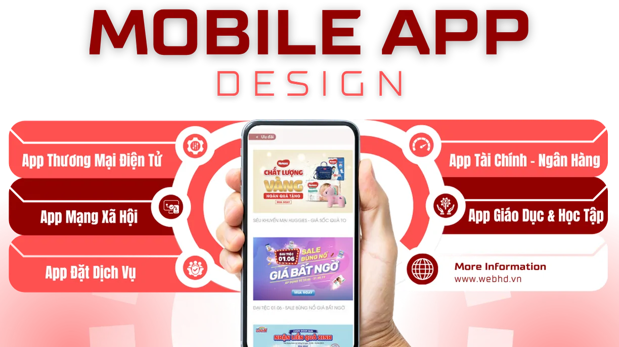 Dịch vụ thiết kế mobile app iOS và Android